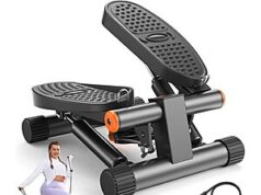 $34.44 – Niceday Mini Stair Stepper w/ Resistance Bands & LCD Monitor + Free Shipping w/ Prime or on $35+ Niceday Mini Stair Stepper with Resistance Bands and LCD Monitor