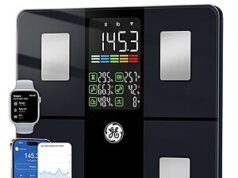 $19.99 – GE Smart Digital Weight Scale w/ 14 Body Composition Metrics (Black) + Free Shipping GE Smart Digital Weight Scale in black