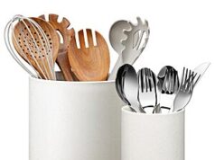 $13.99 – 2-pc MALACASA Ceramic Kitchen Utensil Holder Set (7.3″ & 5.5″, 3 colors) from + Free Shipping w/ Prime or on $35+ Malacasa Ceramic Kitchen Utensil Holder Set