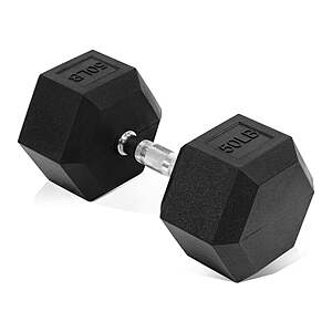 Flexwave Single Rubber Hex Dumbbells at Walmart Flexwave Single Rubber Hex Dumbbell with Non-Slip Grip