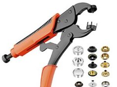 $20.99 – Titoe Heavy Duty Snap Fastener Tool Kit w/ 100 Sets of Canvas Snaps (Silver/Black/Bronze/Gold) – + Free Shipping Titoe Heavy Duty Snap Fastener Tool Kit with 100 sets of canvas snaps in various colors