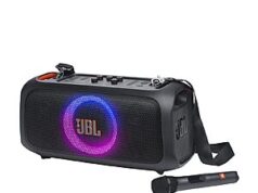 $249.95 – JBL PartyBox On-The-Go Essential Portable Party Speaker with Wireless Mic + Free S&H at Amazon JBL PartyBox On-The-Go Essential portable party speaker with wireless mic