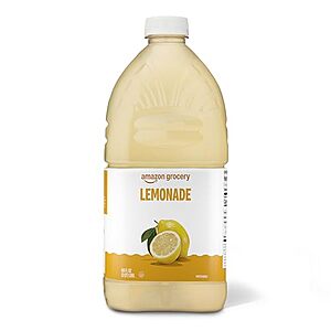Amazon Grocery Lemonade Deal 64-Oz Amazon Grocery Lemonade From Concentrate in a jug