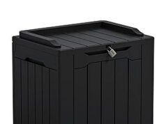 $22.49 – Greesum Outdoor Storage Box 31 Gallon Storage Box – Lowest Price Ever at Amazon with Free Shipping Greesum Outdoor Storage Box in use outdoors