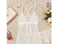 $7.99 – Avidlove Women’s Babydoll Lace Chemise Eyelash Lingerie + Free Shipping w/Prime or $35+ Avidlove Women's Babydoll Lace Chemise Eyelash Lingerie