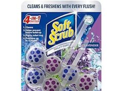 $3.15 – SnS, AC * | 2-Ct Soft Scrub 4-in-1 Rim Hanger Toilet Bowl Cleaner (Lavender) at Amazon 2-Ct Soft Scrub 4-in-1 Rim Hanger Toilet Bowl Cleaner in lavender