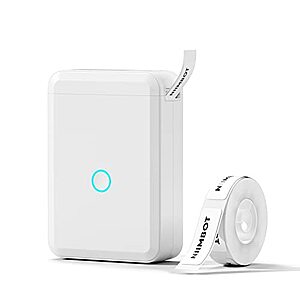NIIMBOT D110 Label Maker Deal NIIMBOT D110 Bluetooth Label Maker in white