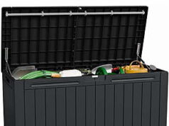 $58.99 – Homall 98 Gallon Deck Box with Lockable Lid Black + Free S&H at Walmart Homall 98 Gallon Deck Box with Lockable Lid Black + Free S&H at Walmart
