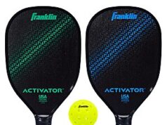 $11.56 – Franklin Sports Pickleball Paddle and Ball Set – Wooden – Activator – 2 Player – USAPA Approved + FS Prime Franklin Sports Pickleball Paddle and Ball Set - Wooden - Activator - 2 Player - USAPA Approved + F