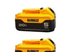 $108.00 – DEWALT 20V MAX 5.0Ah Lithium-Ion Battery Pack 2-Pack (DCB205-2) – Extended Runtime, Lightweight Design, LED Fuel Gauge $108 DEWALT 20V MAX 5.0Ah Lithium-Ion Battery Pack 2-Pack (DCB205-2) – Extended Runtime, Lightweight Desi