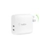 $16.14 – Belkin 40W Foldable Dual Port USB C Wall Charger Block(White) + Free S&H w/ Prime or $35+ Belkin 40W Foldable Dual Port USB C Wall Charger Block(White) + Free S&H w/ Prime or +