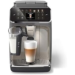 * | Philips Series 4400 Fully Automatic LatteGo Espresso Machine (Cashmere Grey) at Amazon