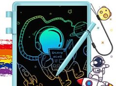 $4.50 – 10″ FLUESTON LCD Writing & Drawing Tablet Colorful Doodle Board (Delightful Dolphin Blue) + Free Shipping w/ Prime or on $35+ 10" FLUESTON LCD Writing & Drawing Tablet Colorful Doodle Board (Delightful Dolphin Blue) + Free Sh
