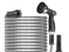 $37.99 – Ainpota Metal Garden Hose Water Hose 100ft Heavy Duty Stainless Steel Water Pipe with Sprayer & Nozzle Flexible Lightweight Hose No Kink Pet Proof Hose for Yard Ainpota Metal Garden Hose Water Hose 100ft Heavy Duty Stainless Steel Water Pipe with Sprayer & Nozz