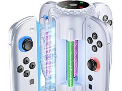 $4.99 – Fegliea 4-in-1 Charging Dock for Nintendo Switch 2 w/ LED Ligh (White or Black) + Free Shipping w/ Prime or on $35+ Fegliea 4-in-1 Charging Dock for Nintendo Switch 2 w/ LED Ligh (White or Black) + Free Shipping w/