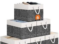 $12.99 – 6-Pack 23L StorageTastic Collapsible Storage Baskets W/ Rope Handles + Free Shipping w/ Prime or on $35+ 6-Pack 23L StorageTastic Collapsible Storage Baskets W/ Rope Handles + Free Shipping w/ Prime or on