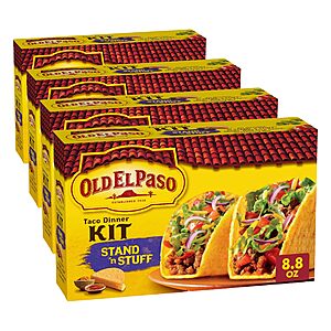Old El Paso Taco Dinner Kit Deal Old El Paso Stand 'N Stuff Taco Dinner Kit in a pack