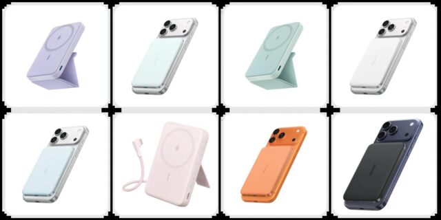 Anker's MagSafe power bank in multiple colors