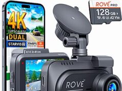 $108.00 – $108 FS Amazon Rove R2-4K Dual Dash Cam Front and Rear, STARVIS 2 Sensor, Free 128GB Card Amazon Rove R2-4K dual dash cam with front and rear cameras