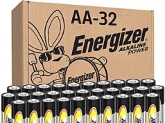 $15.19 – or less S&S Amazon Energizer AA or AAA Batteries Alkaline Power, 32 Count Alkaline Double A Battery Pack Energizer AA or AAA batteries pack