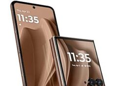 $403.66 – | Motorola Razr+ 2025 | Unlocked | Made for US 12/256GB | 50MP Camera | Pantone Mocha Mousse at Amazon Motorola Razr+ 2025 in Pantone Mocha Mousse