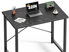 $19.99 – * | DUMOS 32 Inch Small Computer Desk for Home Office, Black at Amazon DUMOS 32 Inch Small Computer Desk in Black