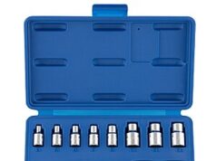 $12.40 – : Neiko 04300A E-Torx Socket Set, 14-Piece, E4-E24, 1/4″, 3/8″ & 1/2″ Drive, Cr-V Steel at Amazon : Neiko 04300A E-Torx Socket Set, 14-Piece, E4-E24, 1/4", 3/8" & 1/2" Drive, Cr-V Steel at Amazon