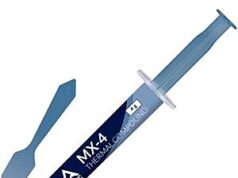 $5.49 – * | 4g ARCTIC MX-4 Premium Performance Thermal Paste for Processors + Spatula at Amazon 4g ARCTIC MX-4 thermal paste with spatula