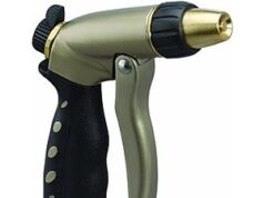 $6.80 – | Orbit 56254D Front Trigger Adjustable Hose Nozzle, Titanium at Amazon Orbit 56254D Adjustable Hose Nozzle in Titanium