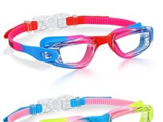 $6.99 – 2-Pack Aegend Kids’ Swim Goggles w/ Anti-Fog UV Protection Lenses (Red & Pink) – ($3.49 each) + Free Shipping w/ Prime or on $35+ 2-pack Aegend Kids' Swim Goggles in Red & Pink