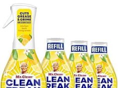 $34.79 – SnS, AC | 3 × 4-Pack 16-Oz Mr. Clean Clean Freak Multi-Purpose Cleaner (Lemon Zest) at Amazon 3-pack of 4-packs of Mr. Clean Clean Freak Multi-Purpose Cleaner (Lemon Zest) on Amazon