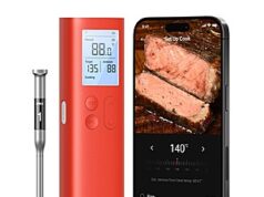 $26.00 – ThermoMaven G1 Smart Bluetooth Wireless Meat Thermometer (Red) – $25.99 with Free Shipping ThermoMaven G1 Smart Bluetooth Wireless Meat Thermometer in red