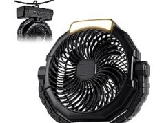 $17.99 – KopBeau 20000mAh Portable Battery Operated Camping Fan w/ LED Light + Free Shipping KopBeau Camping Fan with integrated LED light