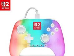 $20.99 – * | PowerA Advantage Wired Controller for Nintendo Switch 2 (Lumectra – White) at Amazon PowerA Advantage Wired Controller for Nintendo Switch 2 (Lumectra - White)