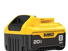 $112.00 – DEWALT 20V MAX* XR Battery, 8.0-Ah (DCB208) Reaches New Low Price at Amazon DEWALT 20V MAX* XR 8.0-Ah Battery