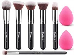 $4.87 – 12-Piece BEAKEY Makeup Brush Set w/ 2 Blending Sponges + Free Shipping w/ Prime or on $35+ 12-Piece BEAKEY Makeup Brush Set with 2 Blending Sponges