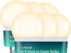 $11.49 – 6-Count Linkind Outdoor A19 Dusk-to-Dawn LED Light Bulbs (75W Equivalent, 2700K Soft White) ($1.92 each) + Free Shipping w/ Prime or on $35+ 6-count Linkind Outdoor A19 Dusk-to-Dawn LED Light Bulbs