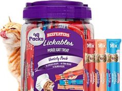 $1.65 – 48-Ct Beefeaters Lickable Wet Puree Cat Treats (Variety Pack) + Amazon Credit $15.57 w/ S&S + Free Shipping w/ Prime or on $35+ 48-Ct Beefeaters Lickable Wet Puree Cat Treats (Variety Pack) on Amazon