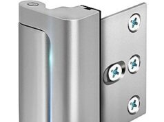 $6.49 – EverPlus 800-Lb Door Reinforcement Security Lock for Inward-Swinging Doors (Silver or Black) + Free Shipping w/ Prime or on $35+ EverPlus 800-Lb Door Reinforcement Security Lock
