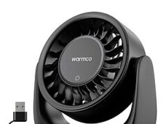 $9.99 – 6.4″ Warmco 3-Speed USB Touch Control Corded Fan (Black) – Lowest Price Ever at Amazon with Free Shipping 6.4" Warmco Corded Fan in black