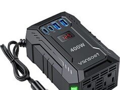 $20.98 – Vansoet 400W Car Power Inverter DC 12V to 110V AC (PD 30W/15W USB C + 2*USB A Ports & 2 AC Outlets) on Sale for + Free Shipping w/ Prime or orders $35+ Vansoet 400W Car Power Inverter