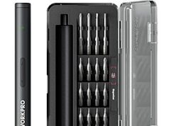 $13.99 – Prime: WORKPRO 3.6V Electric Screwdriver with Magnetizer & Bits + Free Shipping WORKPRO 20-in-1 Mini Electric Screwdriver