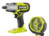 $69.00 – Ryobi ONE+ 18V Cordless 1/2 in. Impact Wrench with ONE+ 18V Cordless 4 in. Clamp Fan (Tools Only) $69 Ryobi ONE+ 1/2 in. Impact Wrench and 4 in. Clamp Fan bundle