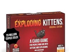 $10.00 – $10* | Exploding Kittens Original Edition at Amazon Exploding Kittens Original Edition card game box
