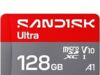 $27.49 – | 128GB SANDISK Ultra microSD Card + Adapter, Up to 195MB/s Read Speeds at Amazon 128GB SANDISK Ultra microSD Card + Adapter