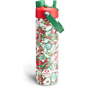 ENCOOL 26-Oz Insulated Stainless Steel Water Bottle with Straw & Chug Lid
