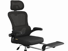 $90.00 – Pinmoco Ergonomic Office Chair w/ Footrest, Flip-up Arms & Lumbar Support from $90 + Free Shipping Pinmoco Ergonomic Office Chair with footrest, flip-up arms, and lumbar support
