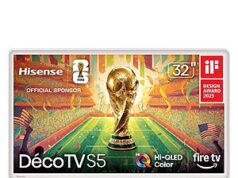 $179.99 – 32″ Hisense S5 DécoTV Hi-QLED FHD 60Hz Smart Fire TV (32S5QF) – Lowest Price Ever at Amazon and Best Buy 32" Hisense S5 DécoTV Hi-QLED FHD 60Hz Smart Fire TV (32S5QF)