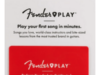 $6.00 – Fender Play 3-month Prepaid Subscription Card $6 – Focus Pro Audio Fender Play prepaid subscription card for three months