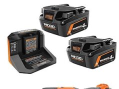 $144.00 – RIDGID 18V Brushless Cordless 3/8″ SubCompact Right Angle Drill Kit w/ (2) 4.0Ah Batteries & Charger + Free Store Pickup at Home Depot ridgid 18v brushless cordless product image